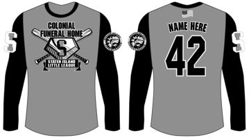 Picture of 2023 SUBLIMATED COLONIAL  GRAY  LS T SHIRT